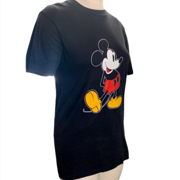 Vintage 80s Disney Character Fashions USA Mickey Mouse Tee Sz M Black #27D - Picture 3 of 7